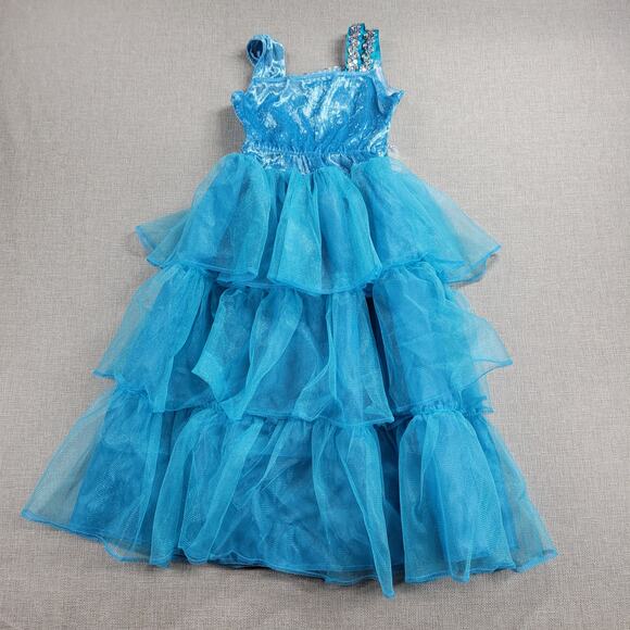 Disney Princess Frozen Elsa Dress and Shoes Set One Size Ages 3+ Play - Picture 3 of 13